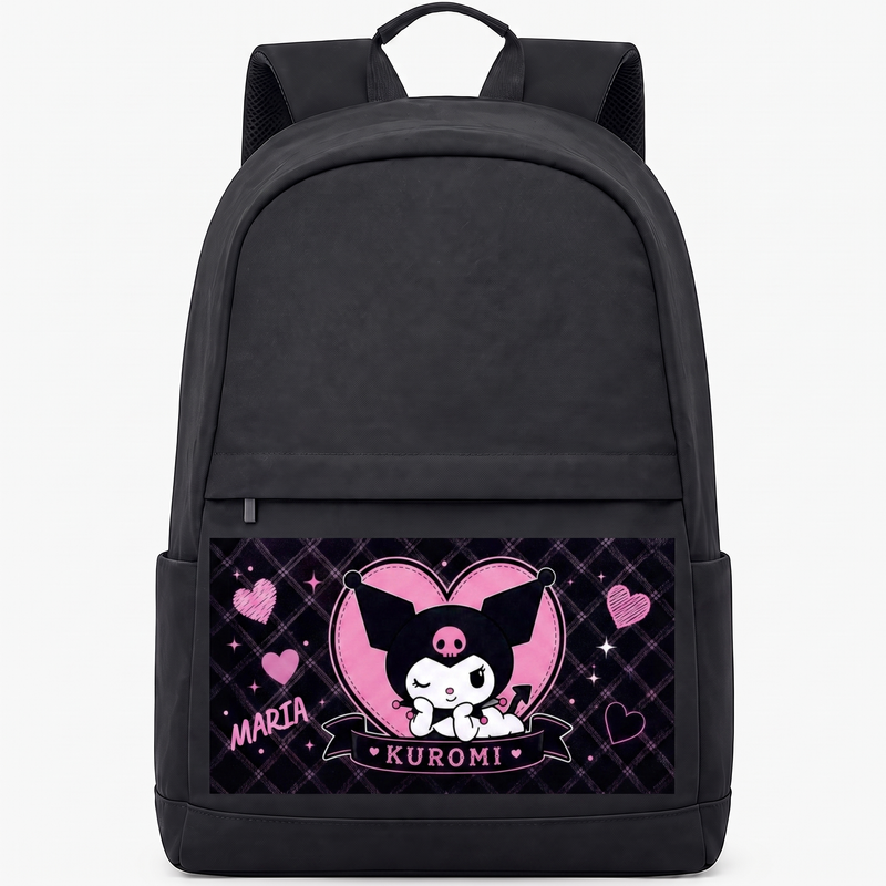 Personalizowany plecak szkolny z motywem Kuromi
