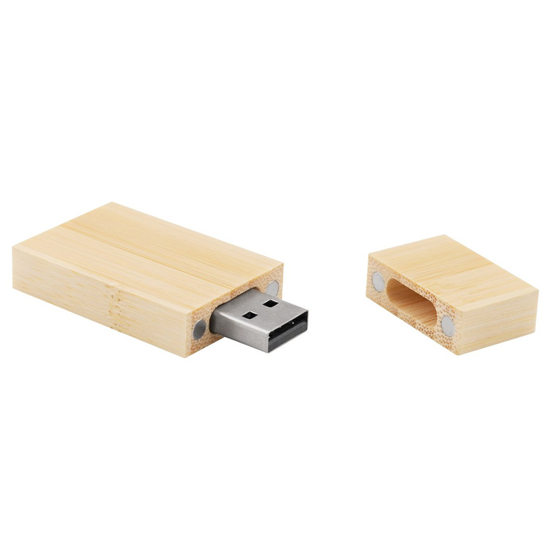 Pendrive bambusowy 32 GB z grawerem laserowym dla firmy